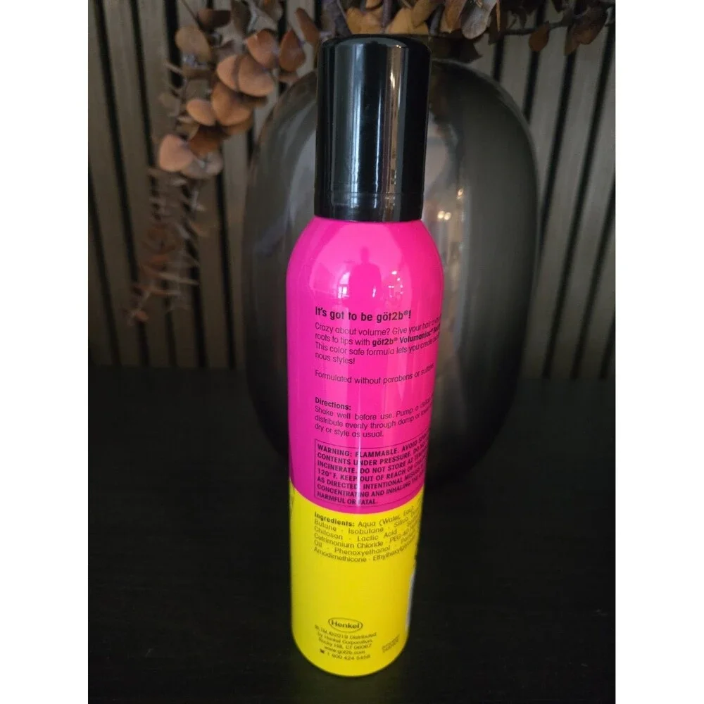 Got2b Volumaniac Bodifying Mousse Medium Hold 8 oz Got 2b Hair Volumizing